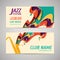 International Jazz Day vector background