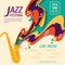 International Jazz Day vector background