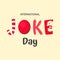 International Joke day vector   background or graphic  banner