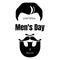 International mens day icon, simple style