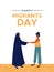 International Migrants Day card of diverse women