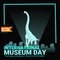 International Museum Day Celebration vector illustration