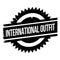 International Outfit rubber stamp