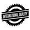 International Quality rubber stamp