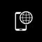 International Roaming Icon. Flat Design.