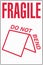 International Shipping Pictorial Labels Fragile Handle With Care Do Not Bend