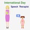 International speech therapist day