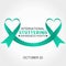 International Stuttering Awareness Month Vector Illustration