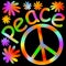 International symbol of peace, disarmament, anti-war movement.