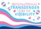 International Transgender Day of Visibility Vector Illustration on March 31 with Transgenders Pride Flags and Symbol