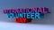 International volunteer day on blue