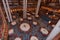 INTERNATIONAL WATERS - Feb 2, 2012: The Britannia Restaurant on the QM2 is the home of elegant fine dining. The QM2 underwent an