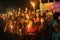 International Women’s Day Celebrate with candles light in Bangladesh