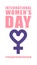 International womens day concept poster. Inspire Inclusion woman illustration background