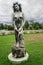 Internationale sculpture of a women in a park at the Trois Berets parc in Saint Jean Port Joli