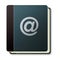 Internet address book icon