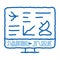 internet air navigation doodle icon hand drawn illustration