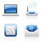 Internet communication icons