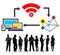 Internet Digital Global Communication Togetherness Concept