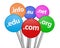 Internet Domain Names Concept