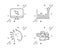 Internet, Efficacy and Artificial intelligence icons set. People talking sign. Vector