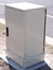 Internet fiber distribution cabinet roadside installed