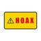 Internet Hoax warning label vector. Perfect for design elements of fake news and HOAX news campaigns. Grunge stamp template