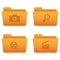 Internet Icons | Orange Folders 06