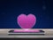 Internet online love connection, Valentines day concept