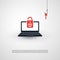 Internet Phishing, Account Hacking Attempt by Malicious Email - Hacker Activity, Data Theft, Hacked, Stolen Login Credentials