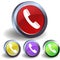 Internet phone button icon