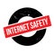 Internet Safety rubber stamp