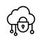 Internet security icon vector. Antivirus illustration sign. Protection symbol or logo.