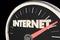 Internet Speedometer Fast Service Word