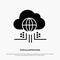 Internet, Think, Cloud, Technology solid Glyph Icon vector
