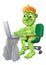 Internet troll concept