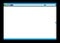 Internet web browser blue slider