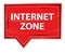 Internet Zone misty rose pink banner button