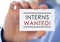 Interns Wanted