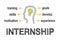 Internship Business Concept