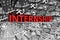 INTERNSHIP concept blurred background