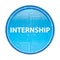 Internship floral blue round button