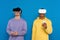 interracial hipsters in virtual reality headsets