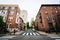 Intersection along 19th Street near Rittenhouse Square, in Philadelphia, Pennsylvania