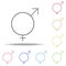 intersex sign icon. Elements of web in multi colored icons. Simple icon for websites, web design, mobile app, info graphics