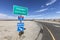 Interstate 15 On Ramp Sign in the Mojave Desert