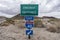 Interstate 40 East On Ramp Sign in the California Desert