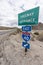 Interstate 40 East On Ramp Sign Vertical View