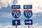 Interstate 70 Road Signs