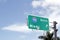 Interstate 95 South to Miami Sign